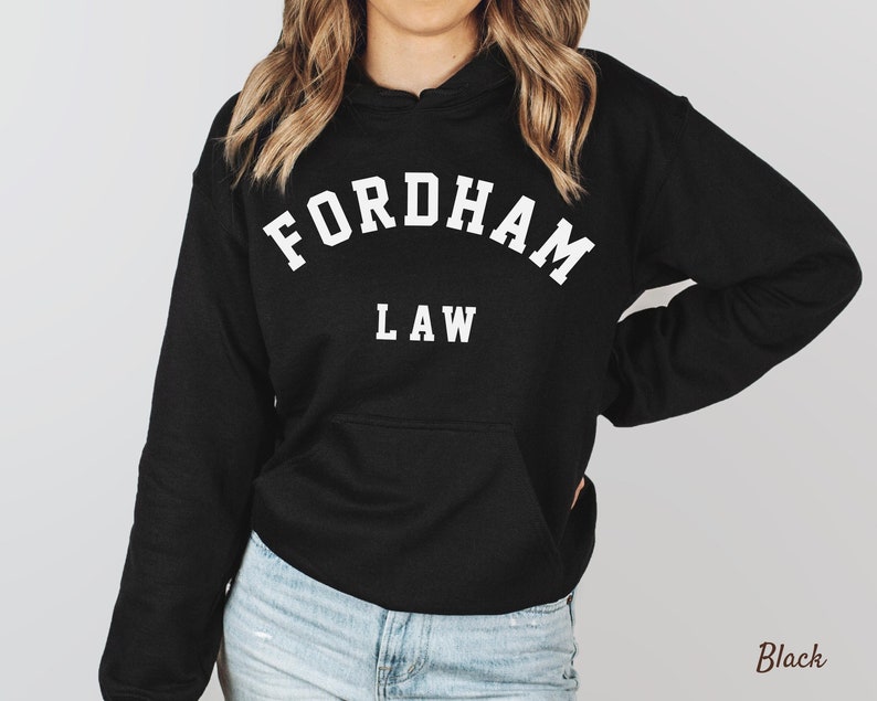 Fordham University Hoodie, Fordham Law University, Student Lawyer Gift Unisex Heavy Blended Hooded Sweatshirt image 1