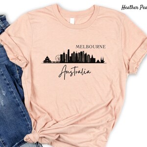 Melbourne Australia T Shirt, Australia Oceana T shirt, Melbourne City Shirt, Unisex Crewneck Australia T Shirt image 4