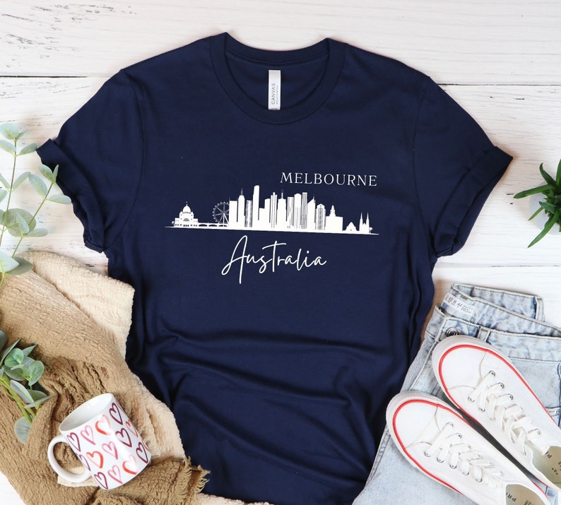 Melbourne Australia T Shirt, Australia Oceana T shirt, Melbourne City Shirt, Unisex Crewneck Australia T Shirt image 8