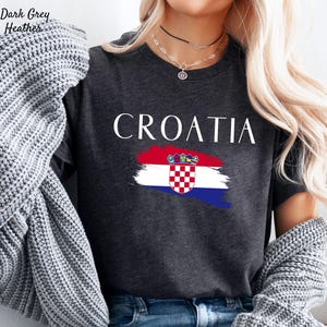 Croatia Shirt, Croatian T shirt, Hrvatska National Heritage Apparel, Unisex Crewneck Shirt, Croatian Victory Day Shirt