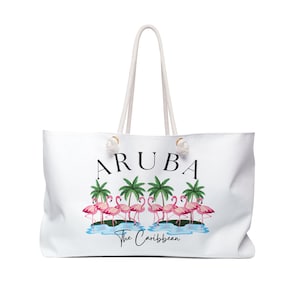 Aruba  Weekender Bag,  Girls Trip Aruba Weekender Bag, Aruba Gift, Aruba  Beach Bag