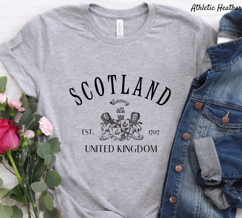 Scotland Shirt, Scotland T shirt, Scotland Gift , Scottish Gift, UK Shirt, United Kingdom T shirt, Unisex Soft and Comfortable T shirt image 4