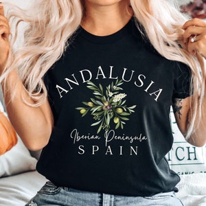 Andalusia T Shirt, Spain Shirt, Spanish Olives T-shirt, Spain Gift, Olive T shirt Spain  Unisex Soft and Comfortable T Shirt