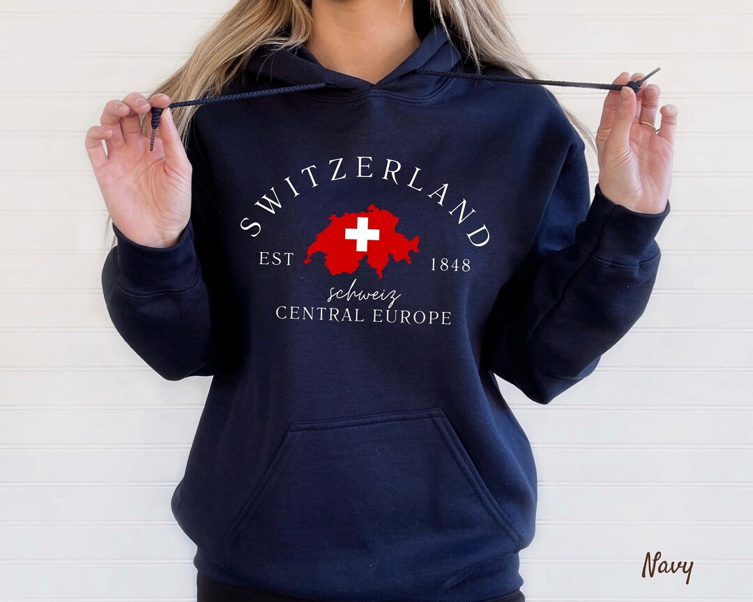 Switzerland Hoodie, Switzerland Flag, Schweiz Gift, Schweiz Flag