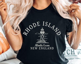 Rhode Island Shirt, State of Rhode Island, New England Rhode Island Beach Trip, Unisex Soft and Comfortable T shirt