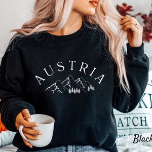 Austria Sweatshirt, Austria Crewneck Sweater, Austrian Pullover, Crewneck Unisex Super Soft and Comfortable Sweatshirt