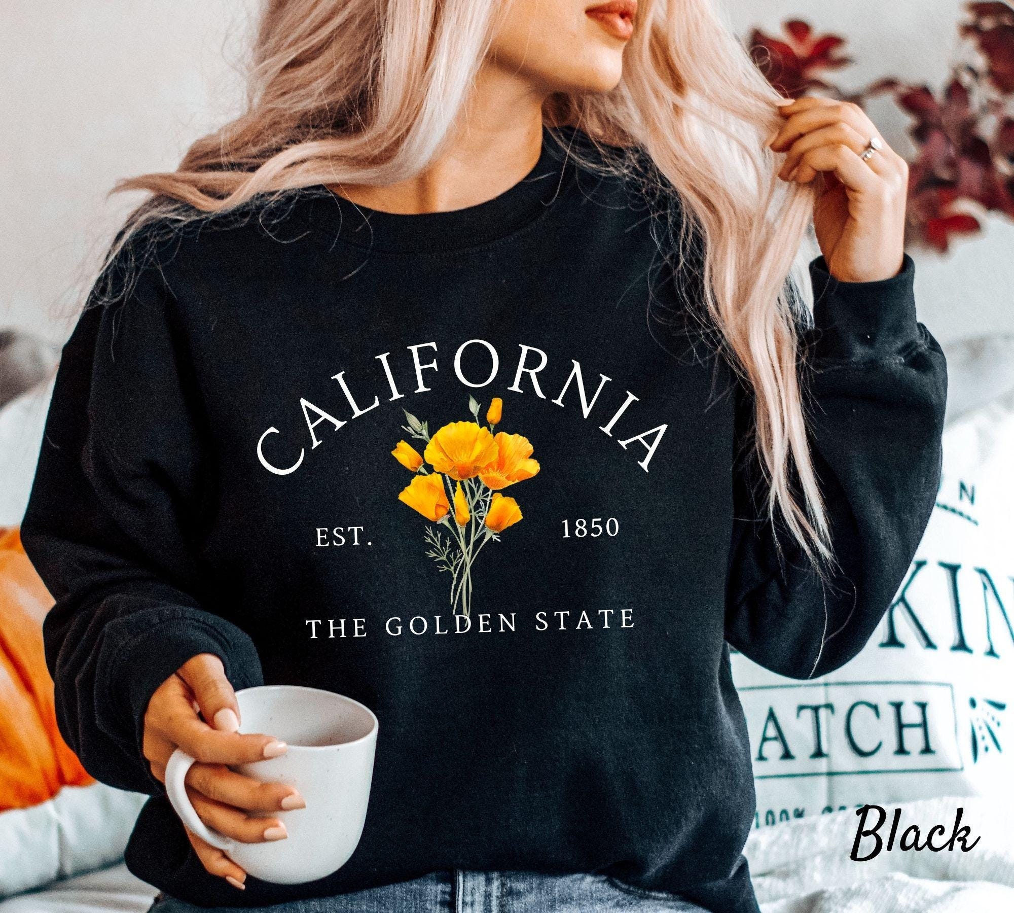 Sweat-shirt à Capuche Gildan - Cali Life Golden State Bear - Toutes Couleurs - Neuf Haut De Gamme - Unisexe