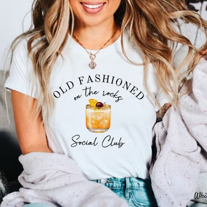 Old Fashioned T Shirt, Cocktail  Social Club, Old Fashioned Lover Gift, Cocktail Shirt, Unisex Crewneck Call Me Old Fashioned Shirt
