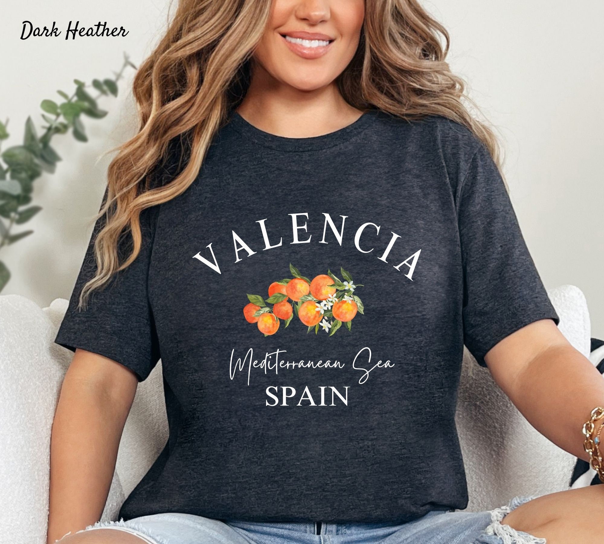 バレンシア スペイン Tシャツ、バレンシア オレンジ、スペイン Tシャツ