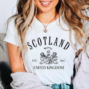 Scotland Shirt, Scotland T shirt, Scotland Gift , Scottish Gift, UK Shirt, United Kingdom T shirt, Unisex Soft and Comfortable T shirt image 3