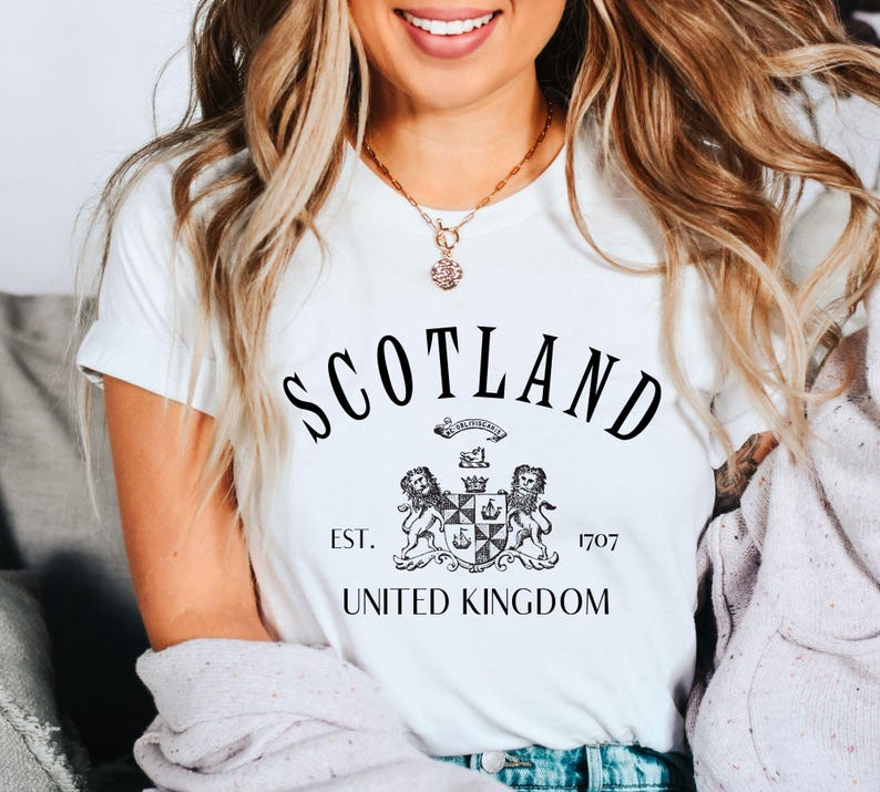 Scotland Shirt, Scotland T shirt, Scotland Gift , Scottish Gift, UK Shirt, United Kingdom T shirt, Unisex Soft and Comfortable T shirt image 3