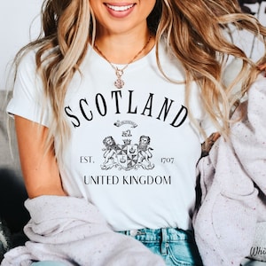 Schottland Shirt, Schottland T-Shirt, Schottland Geschenk, schottische Geschenk, UK Shirt, Vereinigtes Königreich T-Shirt, weiches und bequemes Unisex-T-Shirt