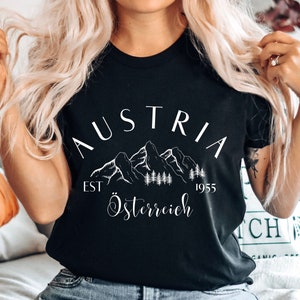Austria Osterreich Shirt, Austria T shirt, Austria Gift Crewneck Shirt Unisex Soft and Comfortable T Shirt
