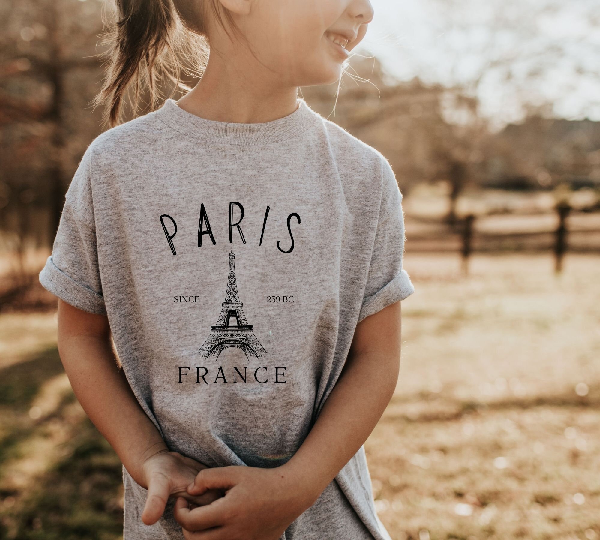 Kids Paris France T Shirt, Youth Paris Eiffel Shirt, Travel