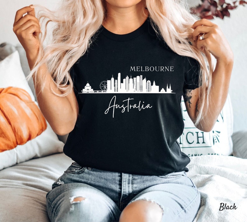 Melbourne Australia T Shirt, Australia Oceana T shirt, Melbourne City Shirt, Unisex Crewneck Australia T Shirt image 2