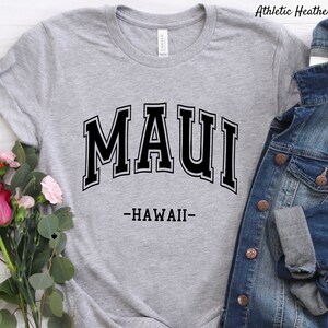 Hawaii Shirt, Hawaii Gift, Soft Crewneck Tee, Unisex Maui Tee, Soft and Comfortable T-shirt, Maui Souvenir