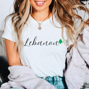 Lebanon T shirt, Lebanese Flag,Unisex Soft and Comfortable T shirt