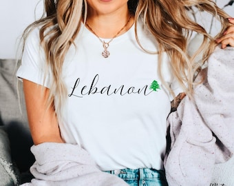 Lebanon T shirt, Lebanese Flag,Unisex Soft and Comfortable T shirt