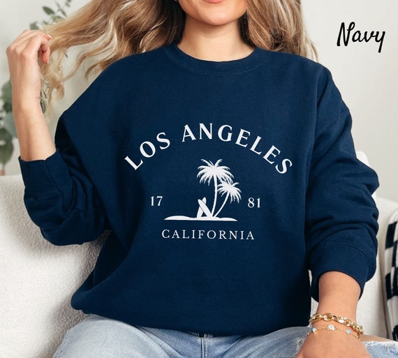 Blue los angeles sweatshirt sale