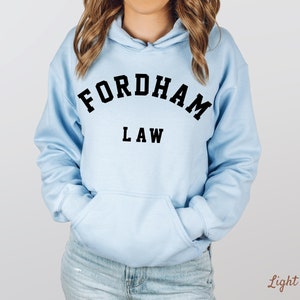 Fordham University Hoodie, Fordham Law University, Student Lawyer Gift Unisex Heavy Blended Hooded Sweatshirt image 6