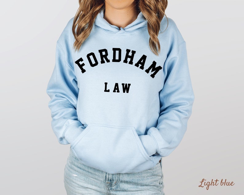 Fordham University Hoodie, Fordham Law University, Student Lawyer Gift Unisex Heavy Blended Hooded Sweatshirt image 6