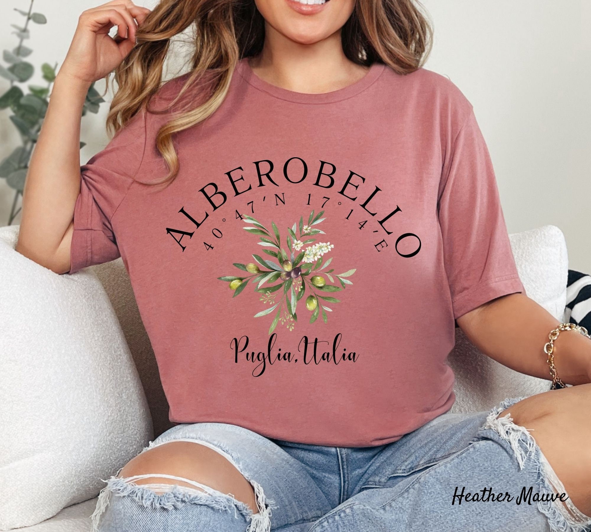 Alberobello Italia T Shirt, Puglia Region Italy T Shirt, Southern 