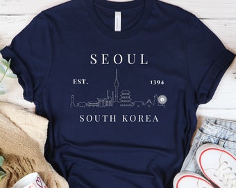Tシャツ・カットソー COVERNAT Souvenir Seoul T-shirt Navy Covernat] Classic Logo T – Chuselect