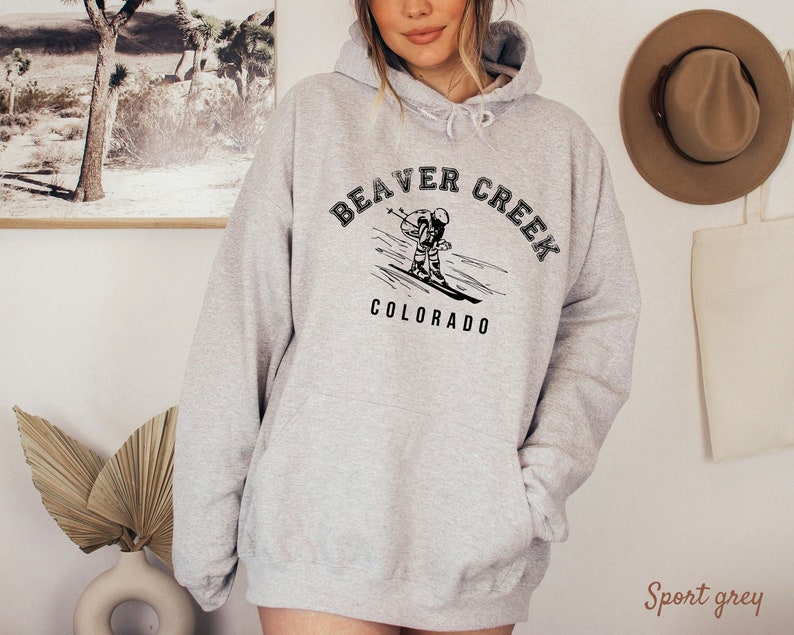 Beaver Creek, Colorado Hoodie, Mountain Unisex Beaver Creek Sweatshirt