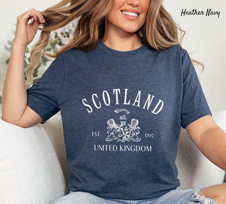 Scotland Shirt, Scotland T shirt, Scotland Gift , Scottish Gift, UK Shirt, United Kingdom T shirt, Unisex Soft and Comfortable T shirt image 6