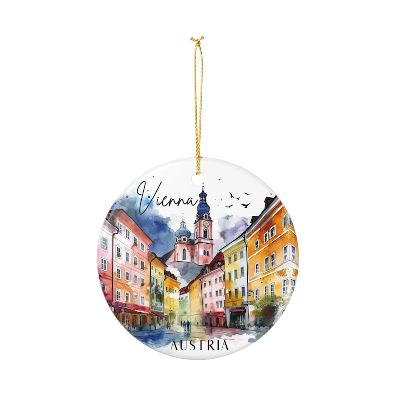 Vienna Christmas Ornament, Vienna Travel Souvenir Ornament,vienna Trip ...