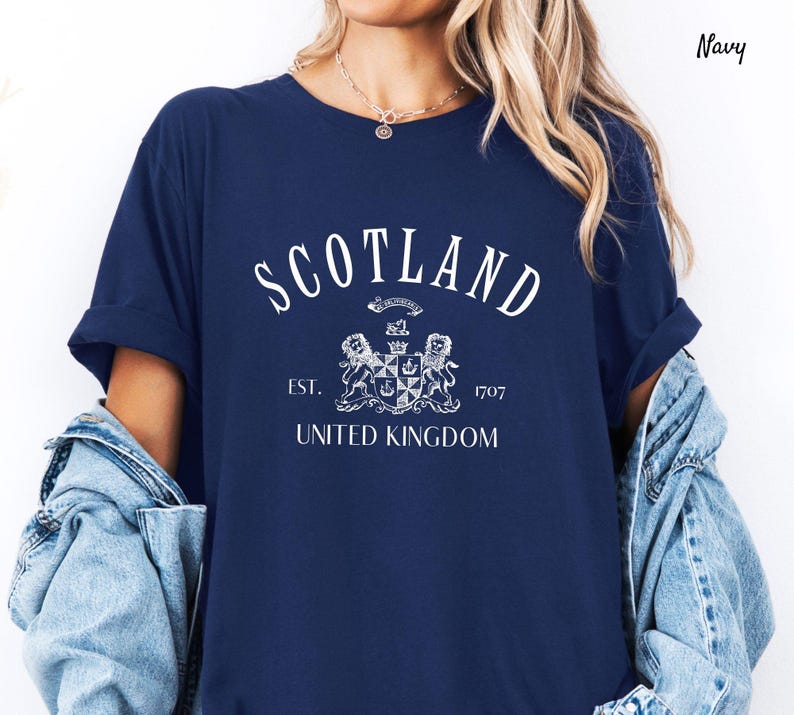 Scotland Shirt, Scotland T shirt, Scotland Gift , Scottish Gift, UK Shirt, United Kingdom T shirt, Unisex Soft and Comfortable T shirt image 5