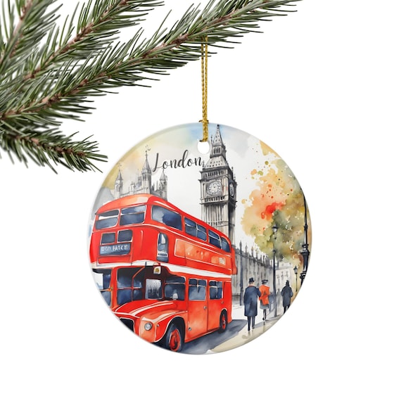 ロンドンのクリスマスオーナメント、ロンドン旅行のお土産オーナメント