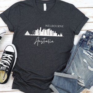 Melbourne Australia T Shirt, Australia Oceana T shirt, Melbourne City Shirt, Unisex Crewneck Australia T Shirt image 5