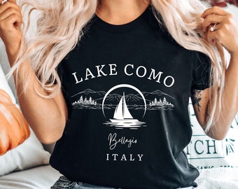 Italy T shirt, Lake Como T Shirt, Italy Shirt, Italy Gift, Lombardy Milan Italy Unisex Soft and Comfortable T-Shirt