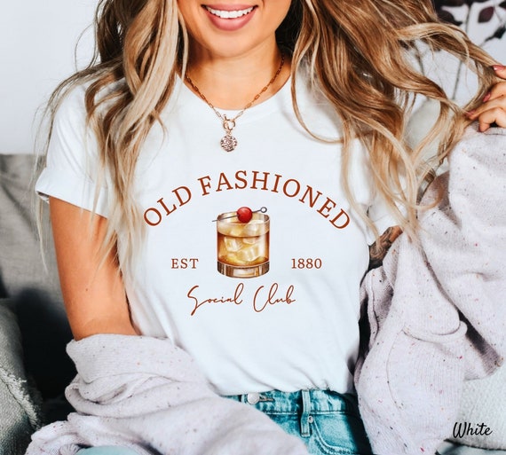 Old Fashioned Cocktail Shirt, Cocktail Social Club, Old Fashioned Lover Gift, Cocktail Shirt, Unisex Crewneck Call Me Old Fashioned Shirt