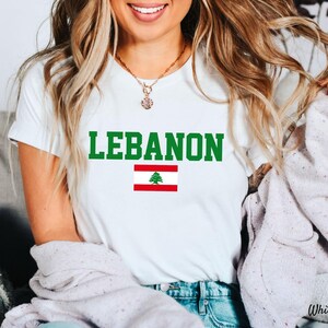 Lebanon T shirt, Lebanese Flag,Unisex Soft and Comfortable T shirt
