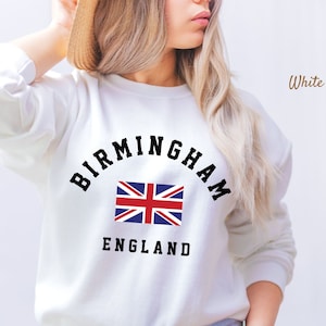 Birmingham Sweatshirt,  England Sweatshirt, UK Sweatshirt, Birmingham Unisex Heavy Blend Crewneck Sweatshirt