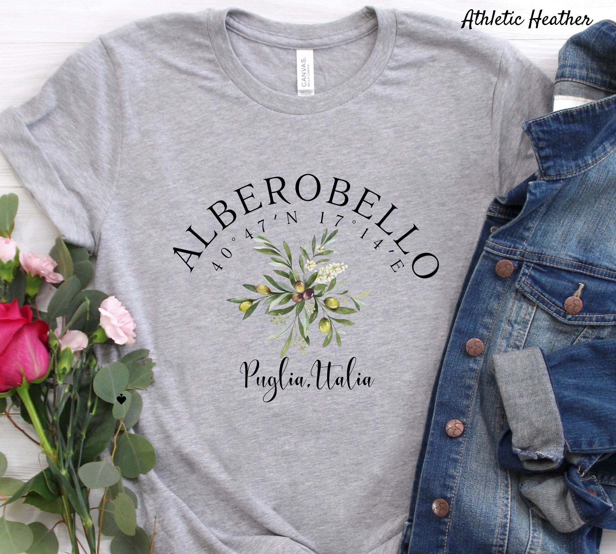 Alberobello Italia T Shirt, Puglia Region Italy T Shirt, Southern 