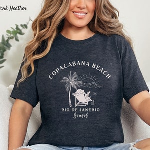 Brasil Copacabana Beach, Rio de Janeiro Shirt, Brasil T shirt,  Latina T shirt,  Brazilian T shirt, Unisex Soft and Comfortable Shirt