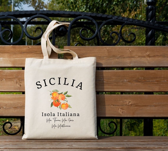 CafePress Italy Themed Natural Canvas Tote Bag - Reusable Shopping Bag, Two Sizes, Professionally Printed - View #5