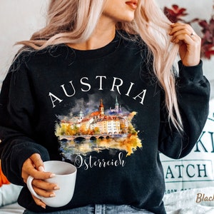 Austria Österreich Sweatshirt, Vintage Austria Crewneck Sweater, Austrian Pullover, Crewneck Unisex Super Soft and Comfortable Sweatshirt