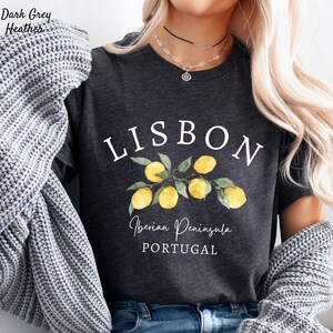 Portugal Tshirt, Lisbon T Shirt, Unisex Soft and Comfortable Tshirt