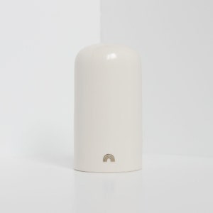 White ceramic baby urn