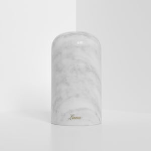 Marble Pet Urn with Personalised Engraving: Modern Dog or Cat Memorial