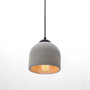 Raw Concrete Pendant Lamp, Stone Chandelier, Designer Hanging Lights, Scandinavian Design, Concrete Accessories