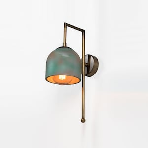 Rusty Beton Wandleuchte, Metall Wandleuchte, Handgemachte Wandleuchte, Beton Wandleuchten, Rusty Color Decor