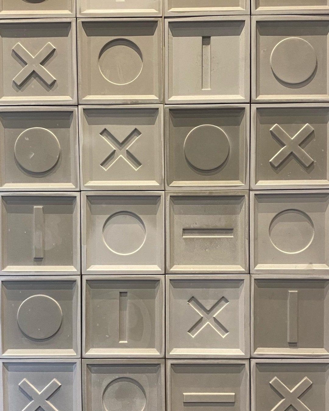 Concrete Wall Panel, XOX Wall Decor, Concrete Wall Design, Wall ...