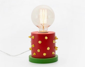 Concrete Designer Table Lamp, Limited Edition, Guest Artist "Ziba", Designer Table Lamp, Bedside Lamp, Scandinavian Design