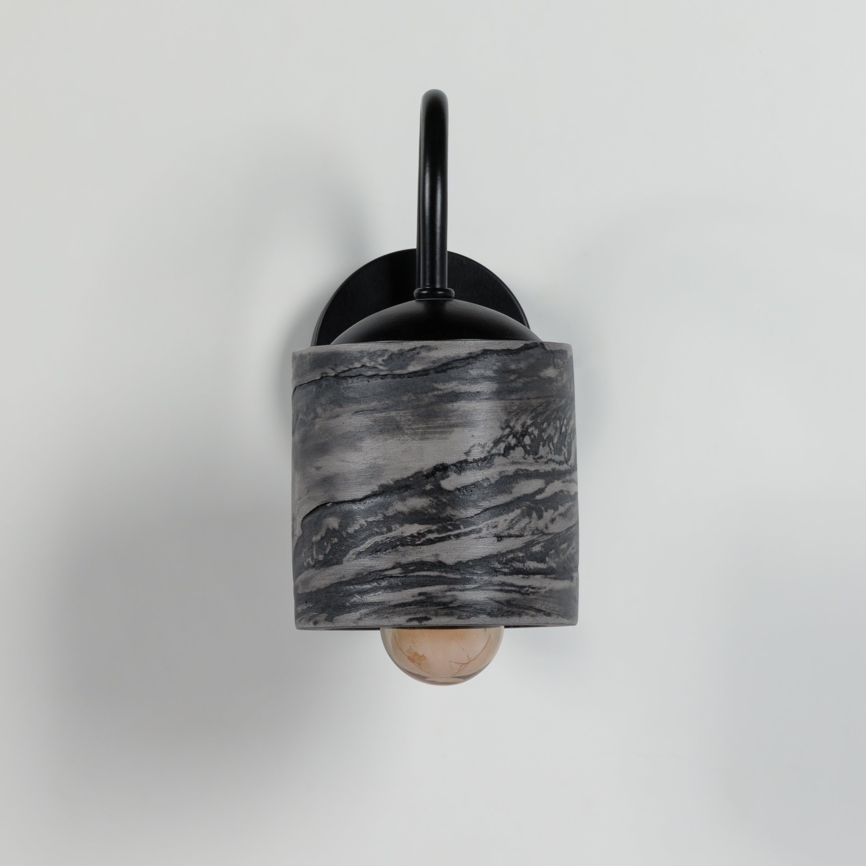 Fresh Look at Concrete Black Wall Sconce Modern Wall Light Sconce Wall Spot