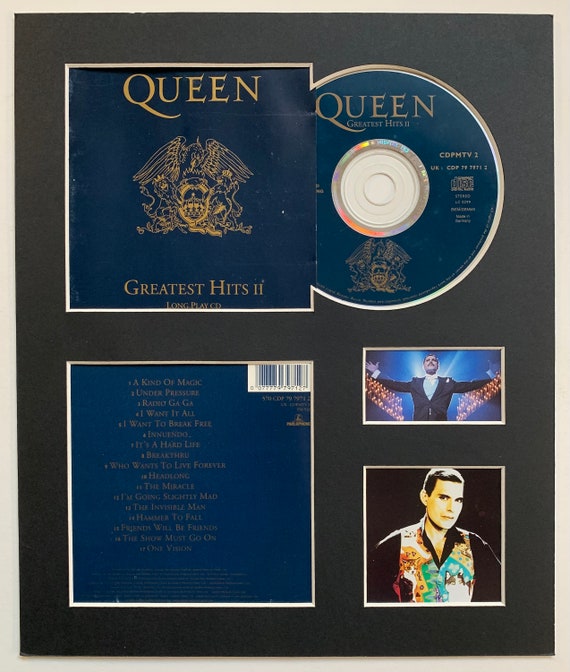 QUEEN Greatest Hits II Album Display With Authentic Cd Etsy